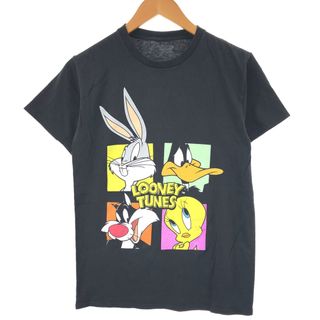 古着 LOONEY TUNES ルーニーテューンズ キャラクタープリントTシャツ メンズS /eaa429725(Tシャツ/カットソー(半袖/袖なし))