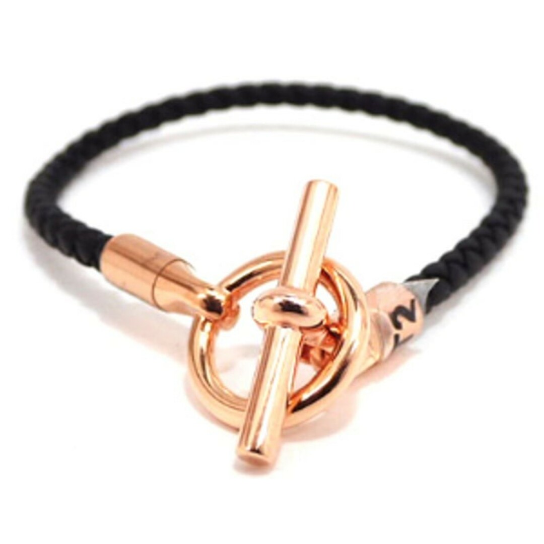 Hermes(エルメス)のエルメス NOIR PINKGOLD T2 H071681FO 89 レディースのアクセサリー(ブレスレット/バングル)の商品写真