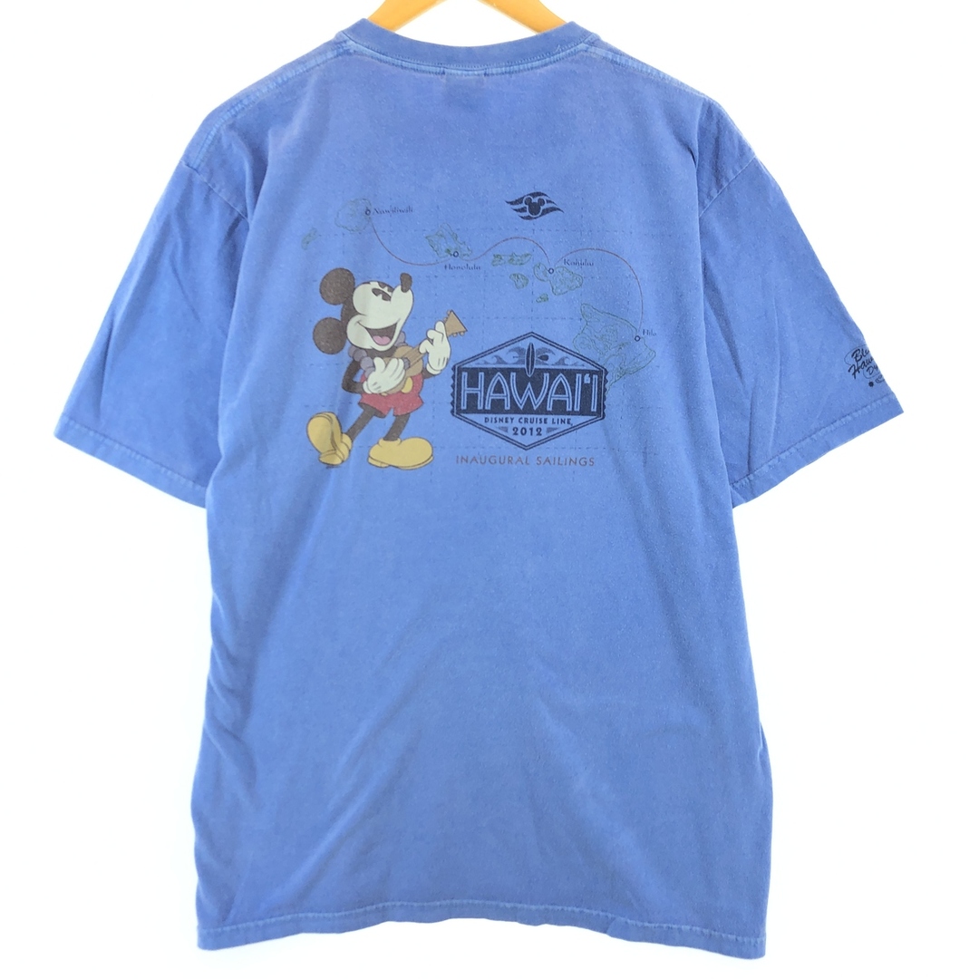 古着 90年代 ＣRAZY SHIRT DISNEY CRUISE LINE ディズニークルーズライン アドバタイジングTシャツ メンズL /eaa432237 メンズのトップス(Tシャツ/カットソー(半袖/袖なし))の商品写真