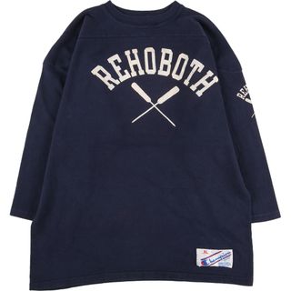 チャンピオン(Champion)の古着 80年代 チャンピオン Champion トリコタグ フットボール七分袖Tシャツ USA製 メンズXL ヴィンテージ /eaa443442(Tシャツ/カットソー(半袖/袖なし))