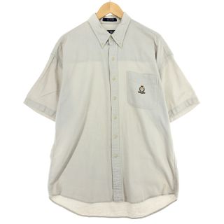 ラルフローレン(Ralph Lauren)の古着 90年代 ラルフローレン Ralph Lauren CHAPS チャップス 半袖 ボタンダウンシャツ メンズL ヴィンテージ /eaa443744(シャツ)