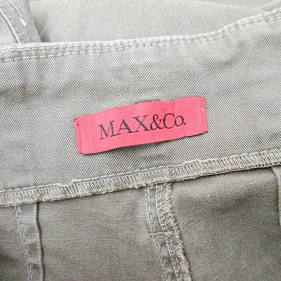 Max & Co.(マックスアンドコー)のマックス&コー MAX&CO. ハイウエスト ワイド ストレッチ パンツ 36 レディースのパンツ(カジュアルパンツ)の商品写真