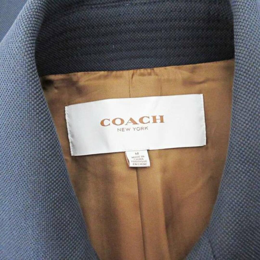 COACH(コーチ)のコーチ COACH Pコート ジャケット 紺 ネイビー M 国内正規品 メンズのジャケット/アウター(ピーコート)の商品写真