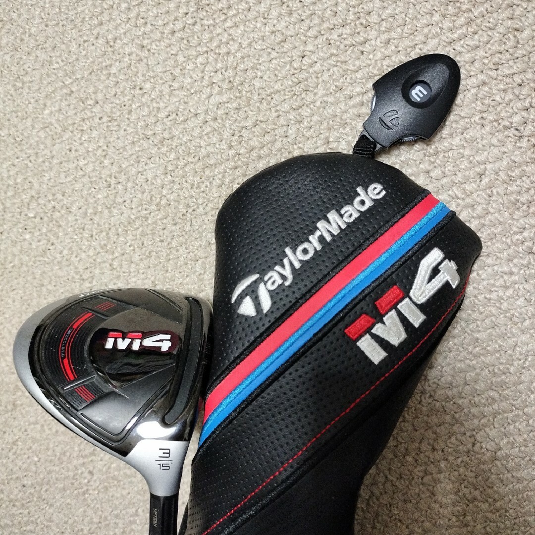 TaylorMade(テーラーメイド)の【限定値下げ】TaylorMade M4 3W スプーン 純正ヘッドカバー付 スポーツ/アウトドアのゴルフ(クラブ)の商品写真