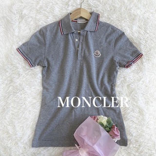 モンクレール(MONCLER)のモンクレール　ポロシャツ　Sサイズ　グレー(ポロシャツ)