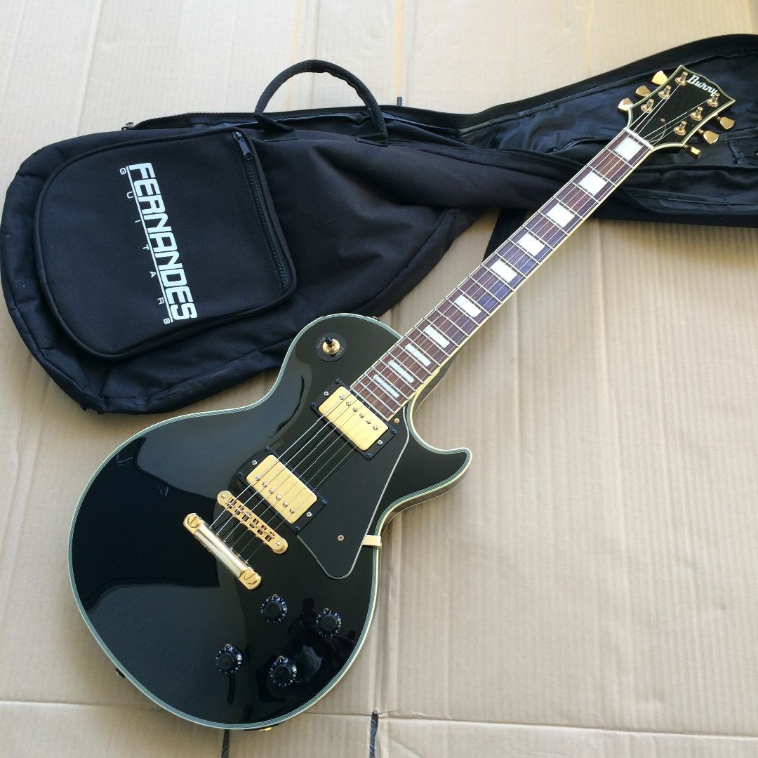 Fernandes(フェルナンデス)の美品 Burny バーニー レスポール カスタム Les Paul Custom 楽器のギター(エレキギター)の商品写真