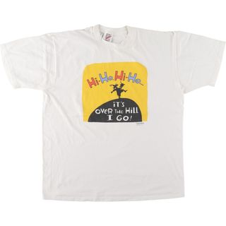 ジャージーズ(JERZEES)の古着 90年代 ジャージーズ Jerzees SHOEBOX GREETINGS シューボックスグリーティング プリントTシャツ USA製 メンズXL ヴィンテージ /eaa447265(Tシャツ/カットソー(半袖/袖なし))