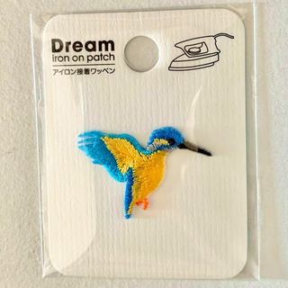 青い鳥 刺繍 ワッペン アップリケ