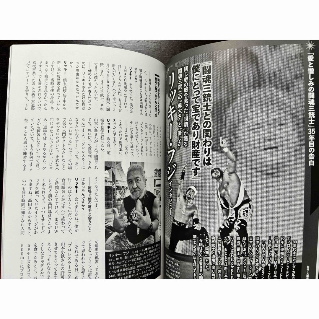 逆説のプロレス vol.23 愛と憎しみの闘魂三銃士 35年目の告白 エンタメ/ホビーの本(趣味/スポーツ/実用)の商品写真