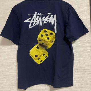 ステューシー(STUSSY)の「値下げコメント可能」stussy Tシャツ　サイコロ　紺色(Tシャツ/カットソー(半袖/袖なし))