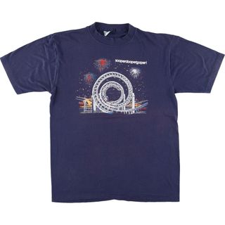 古着 90年代 ARTEX プリントTシャツ USA製 メンズXL ヴィンテージ /eaa447805(Tシャツ/カットソー(半袖/袖なし))