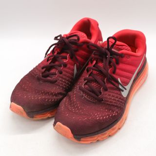 ナイキ(NIKE)のナイキ スニーカー ローカット エア マックス2017 849559-601 シューズ 靴 赤 メンズ 26.5サイズ レッド NIKE(スニーカー)