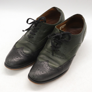 リーガル(REGAL)のリーガル ドレスシューズ パンプス ウイングチップ ブランド 靴 日本製 レディース 23サイズ グリーン REGAL(ローファー/革靴)