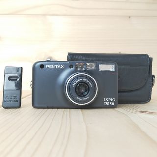 ペンタックス(PENTAX)の★希少、動作確認済★PENTAX ペンタックス ESPIO 120SW ネイビー(フィルムカメラ)