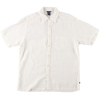 ギャップ(GAP)の古着 ギャップ GAP 半袖 リネンシャツ メンズM /eaa443732(シャツ)