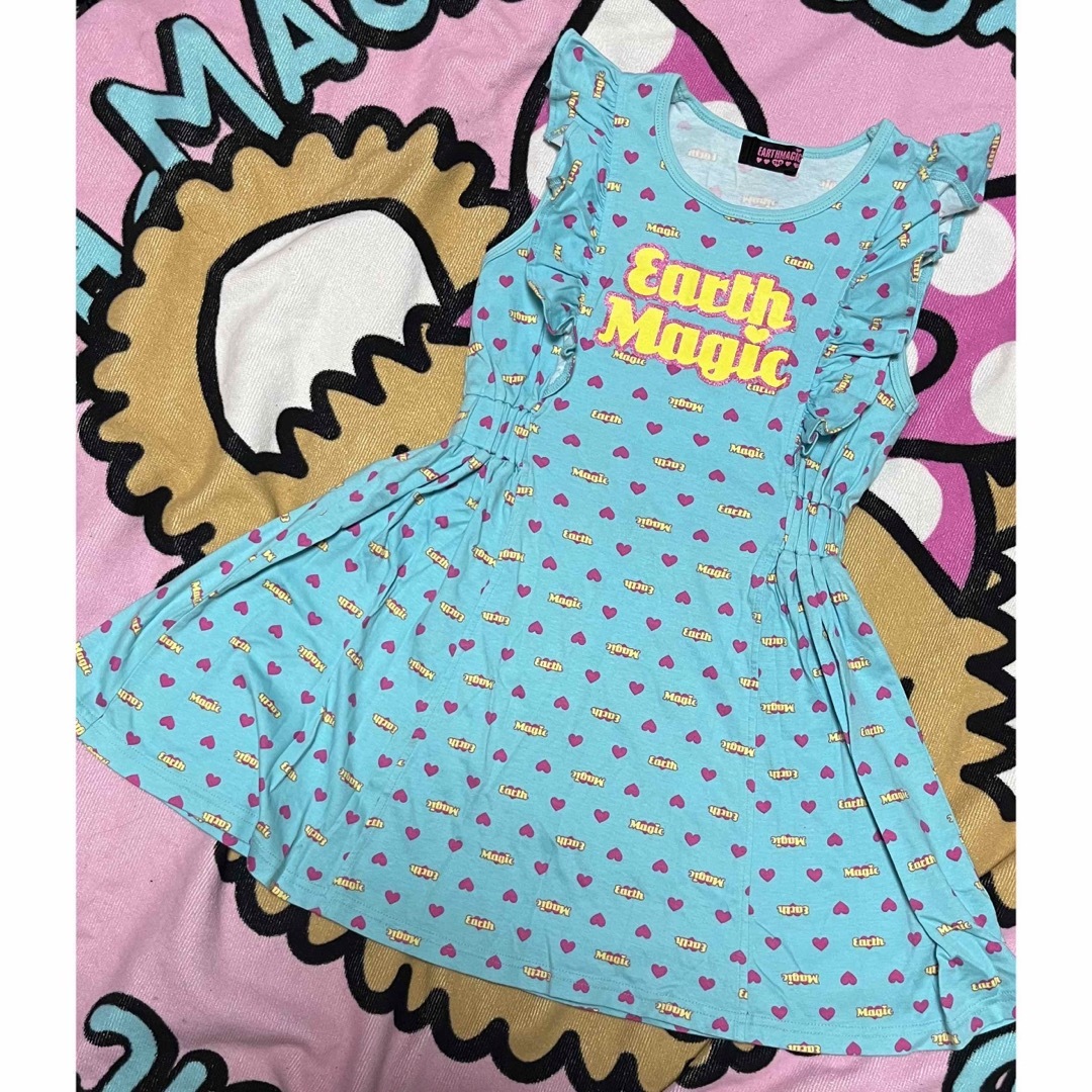 EARTHMAGIC(アースマジック)の⑨アースマジックワンピース140 キッズ/ベビー/マタニティのキッズ服女の子用(90cm~)(ワンピース)の商品写真