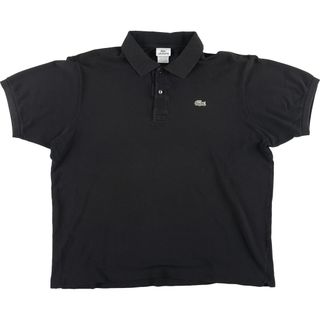 ラコステ(LACOSTE)の古着 ラコステ LACOSTE フランス企画 半袖 ポロシャツ 7 メンズXXL /eaa445799(ポロシャツ)