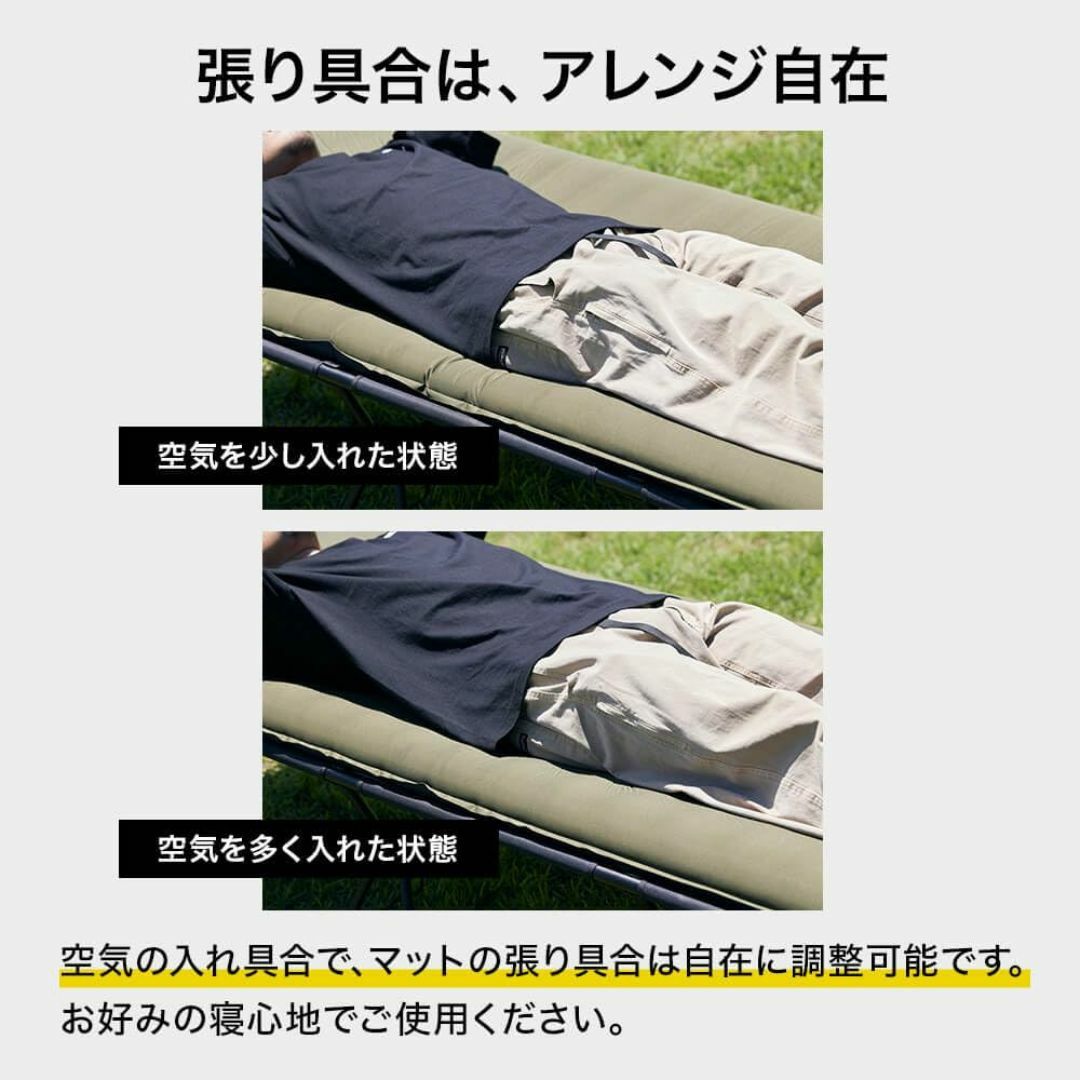 【色: タン(TAN)】WAQ RELAXING WIDE MAT リラクシング スポーツ/アウトドアのアウトドア(寝袋/寝具)の商品写真