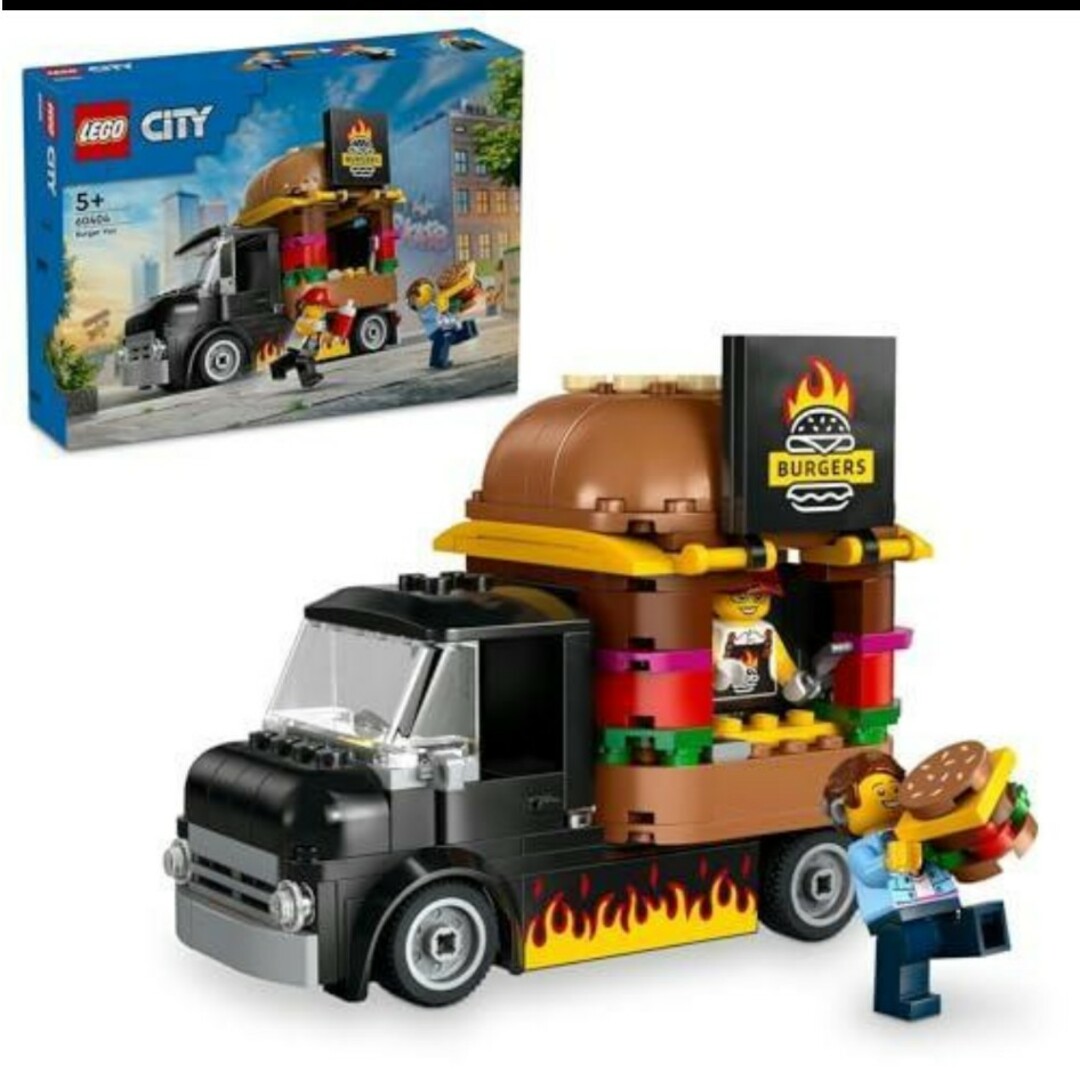 Lego(レゴ)のレゴLEGO シティ バーガートラック おもちゃ 玩具 プレゼント ブロック 男 キッズ/ベビー/マタニティのおもちゃ(知育玩具)の商品写真
