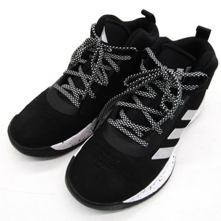 アディダス(adidas)のアディダス スニーカー バスケットシューズ ジュニアCrossEmUp5KWide シューズ 靴 黒 キッズ 男の子用 23サイズ ブラック adidas(スニーカー)