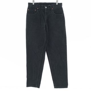 リーバイス(Levi's)の古着 リーバイス Levi's 560 LOOSE FIT TAPERED LEG ブラックデニム テーパードデニムパンツ メンズw32 /eaa400618(デニム/ジーンズ)