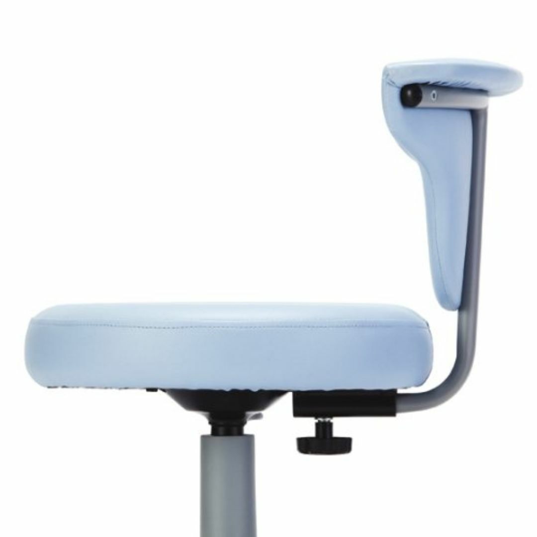 ナカバヤシ メディカルチェア PVC抗菌レザー 診察椅子 ブルー RZR-201 コスメ/美容のコスメ/美容 その他(その他)の商品写真