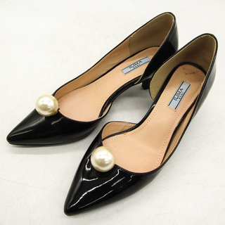 イリマ パンプス ポインテッドトゥ ブランド シューズ 靴 黒 レディース 22.5サイズ ブラック ILIMA(ハイヒール/パンプス)