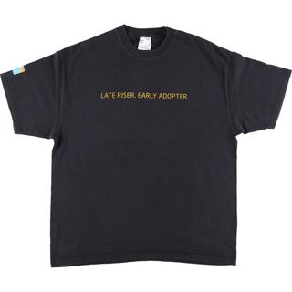 古着 PORT AND COMPANY INTEL インテル アドバタイジングTシャツ メンズXL /eaa442525(Tシャツ/カットソー(半袖/袖なし))