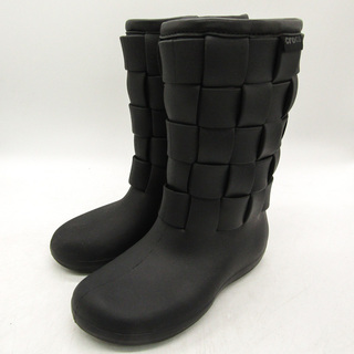 クロックス レインシューズ レインブーツ 長靴 ブランド 靴 黒 レディース W5サイズ ブラック crocs(レインブーツ/長靴)