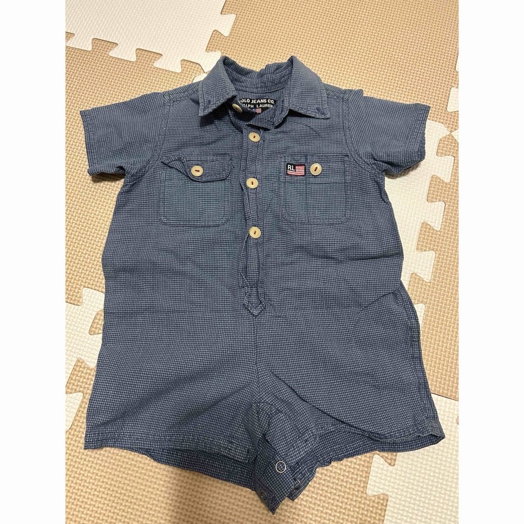 POLO RALPH LAUREN(ポロラルフローレン)のラルフローレン　ロンパース　6-12m キッズ/ベビー/マタニティのベビー服(~85cm)(ロンパース)の商品写真