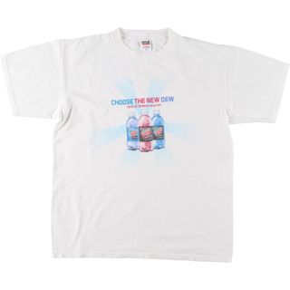 アンビル(Anvil)の古着 アンビル Anvil MOUNTAIN DEW マウンテンデュー アドバタイジングTシャツ メンズL /eaa442514(Tシャツ/カットソー(半袖/袖なし))