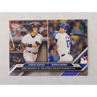 Topps - topps now 大谷翔平 松井秀喜 ドジャース #42 MLB 19の Topps - topps now 大谷翔平 松井秀喜 ドジャース #42 MLB 19の