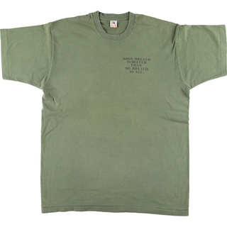 フルーツオブザルーム(FRUIT OF THE LOOM)の古着 90年代 フルーツオブザルーム FRUIT OF THE LOOM HOG'S BREATH SALOON バックプリント アドバタイジングTシャツ USA製 メンズXL ヴィンテージ /eaa442516(Tシャツ/カットソー(半袖/袖なし))