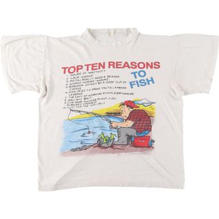 古着 プリントTシャツ メンズL ヴィンテージ /eaa447292(Tシャツ/カットソー(半袖/袖なし))