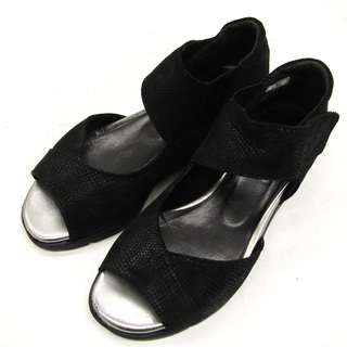 プッツ サンダル 幅広 3E ブランド 靴 日本製 黒 レディース 24サイズ ブラック Put's(サンダル)