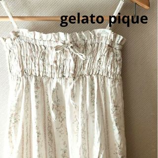 ジェラートピケ(gelato pique)の新品　gelato pique　ジェラートピケ　ワンピース　キャミワンピ　部屋着(ロングワンピース/マキシワンピース)