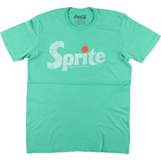 古着 コカコーラ COCACOLA SPRITE スプライト アドバタイジングTシャツ メンズL /eaa442508(Tシャツ/カットソー(半袖/袖なし))