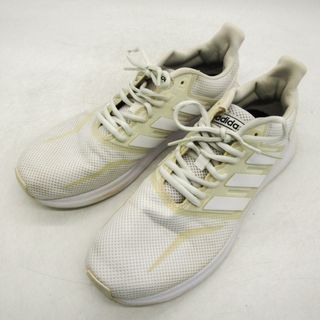 アディダス(adidas)のアディダス スニーカー ローカット ファルコンラン G28971 シューズ 靴 白 メンズ 27.5サイズ ホワイト adidas(スニーカー)