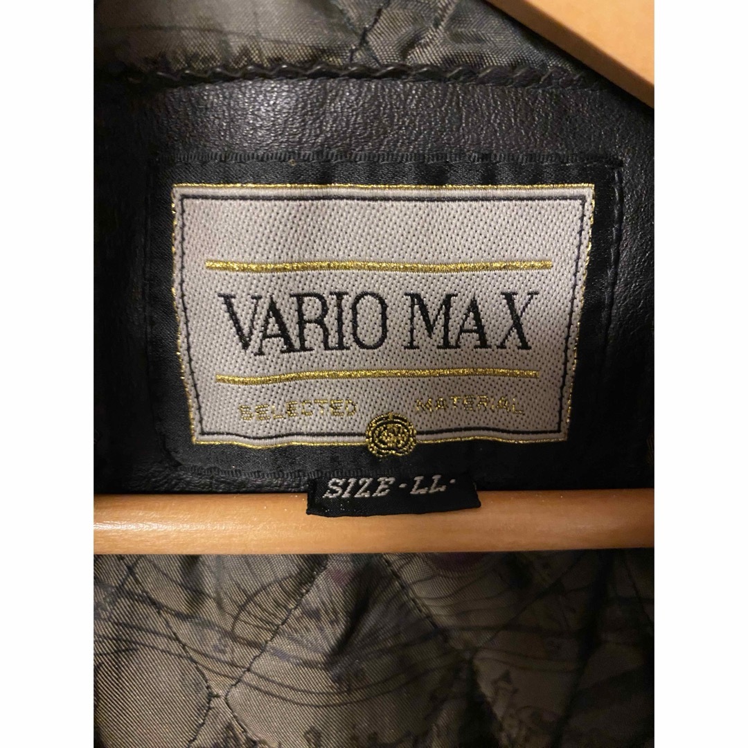 90s VARIO MAX vintage 古着　牛革　レザージャケット メンズのジャケット/アウター(レザージャケット)の商品写真