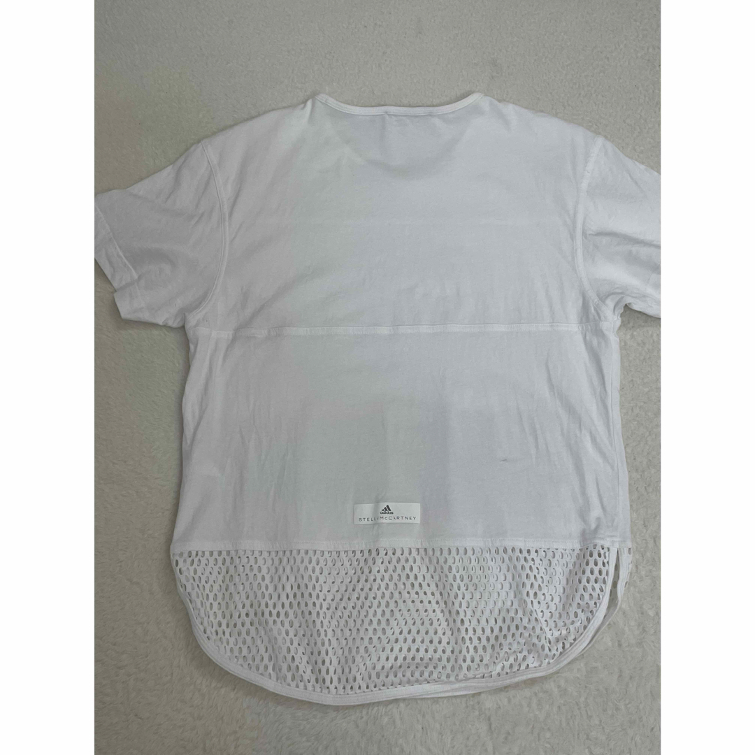 adidas by Stella McCartney(アディダスバイステラマッカートニー)のadidas by Stella McCartney　Tシャツ　裾メッシュ レディースのトップス(Tシャツ(半袖/袖なし))の商品写真