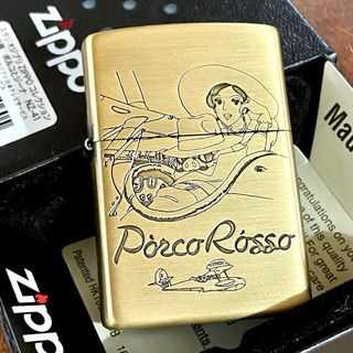 ジッポー(ZIPPO)のZippo 紅の豚 ポルコとジーナ ジブリ ジッポー オイルライター NZ-41(タバコグッズ)