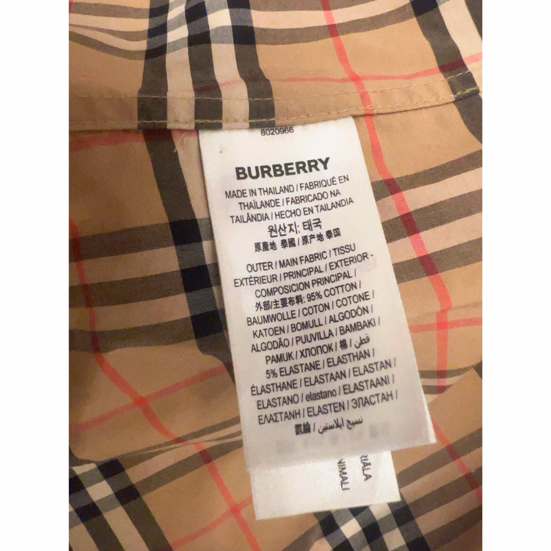 BURBERRY(バーバリー)のBURBERRY バーバリー ノバチェック 長袖 シャツ xs メンズのトップス(シャツ)の商品写真