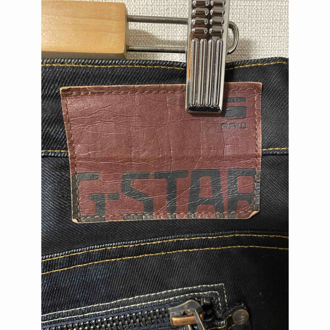 G-STAR RAW(ジースター)のG-STAR RAW 5204 DENIM 色落ち アタリ ハチノス 有り メンズのパンツ(デニム/ジーンズ)の商品写真