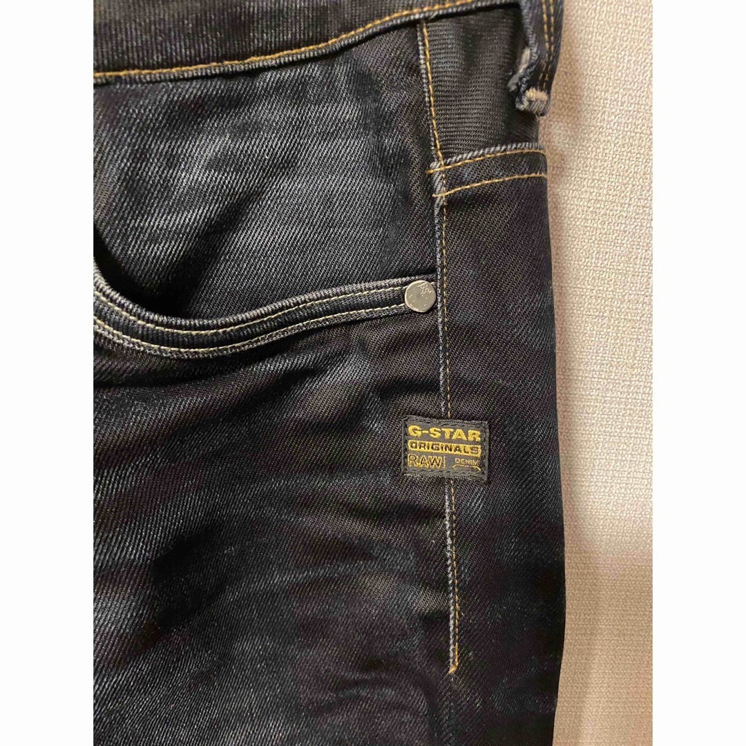 G-STAR RAW(ジースター)のG-STAR RAW 5204 DENIM 色落ち アタリ ハチノス 有り メンズのパンツ(デニム/ジーンズ)の商品写真