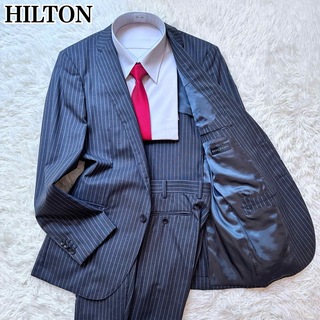 ヒルトンタイム(HILTON TIME)のヒルトン 2Bセットアップスーツ ビジネススーツ 背抜き 本切羽 グレー A6(セットアップ)