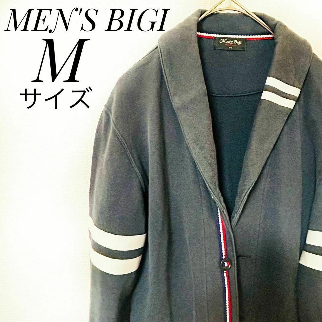 MEN'S BIGI(メンズビギ)の【MEN'S BIGI メンズビギ】カーディガン サイズ02 Ｍサイズ ネイビー メンズのトップス(カーディガン)の商品写真