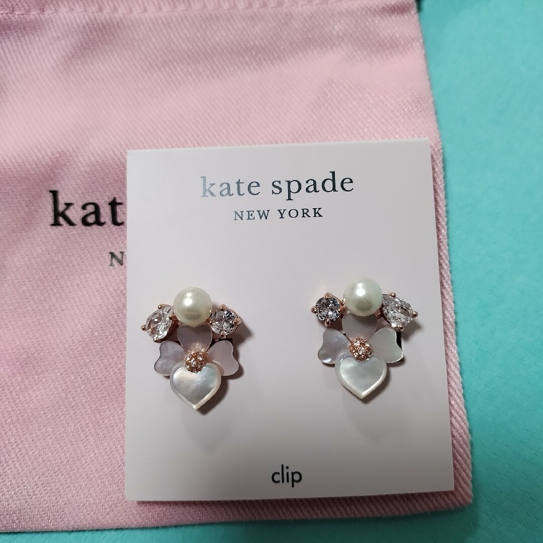 kate spade new york(ケイトスペードニューヨーク)の公式オンライン購入 ケイトスペード♡パンジー クリップ レディースのアクセサリー(イヤリング)の商品写真