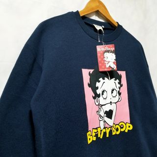 ベティブープ(Betty Boop)の新品　□訳あり□　ベティーブープ　トレーナー　Betty Boop　Mサイズ(トレーナー/スウェット)