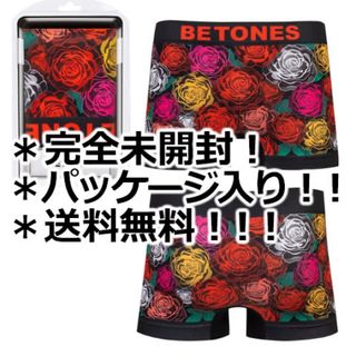 ビトーンズ(BETONES)のビトーンズ BETONS バラの花 BLACK メンズ ボクサーパンツ(ボクサーパンツ)