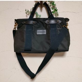 バーバリー(BURBERRY)の【美品】バーバリー　BURBERRY　ショルダーバッグ　2way 黒(ショルダーバッグ)